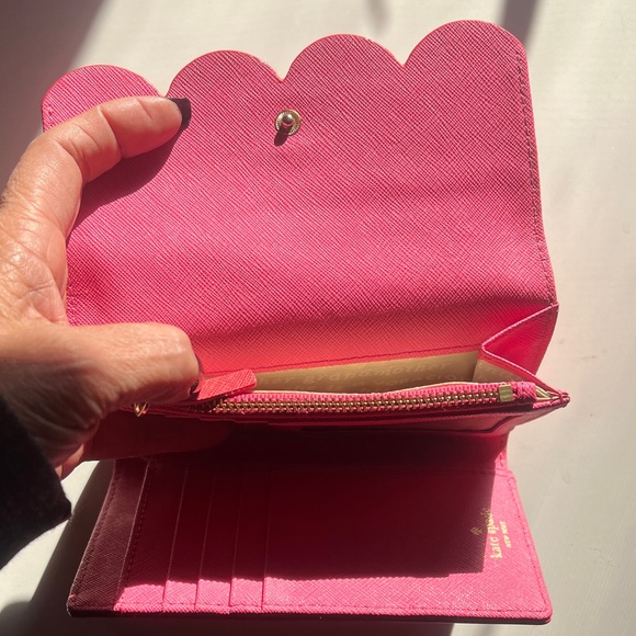 Kate Spade Red Scalloped Clutch - Picture 4 of 6